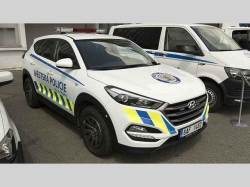 Hyundai Tucson městské policie Praha.