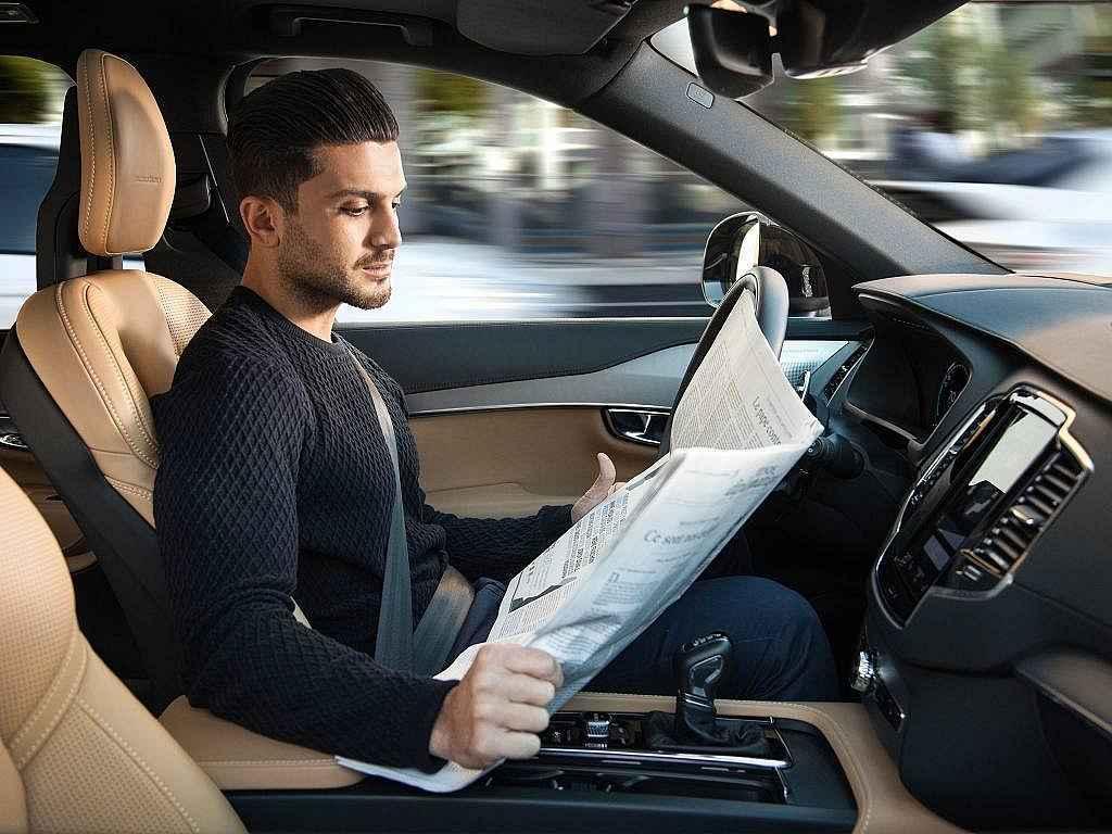 Volvo XC90 s autonomním řízením.