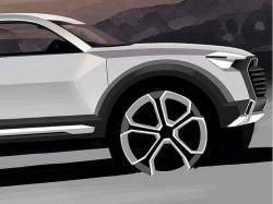 První skica připravovaného crossoveru Audi Q1.