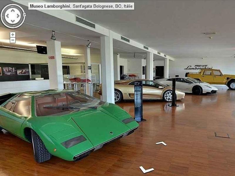 Museo Lamborghini si můžete prohlédnout díky Google Street View.