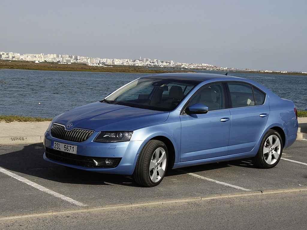 Škoda Octavia III zkušební jízdy Faro, Portugalsko