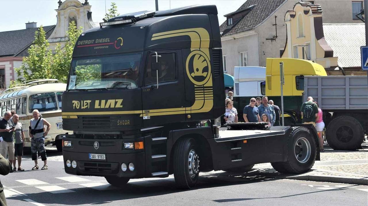 Liaz poměrně velkolepě oslavil nedožité sedmdesátiny v Mnichově Hradišti