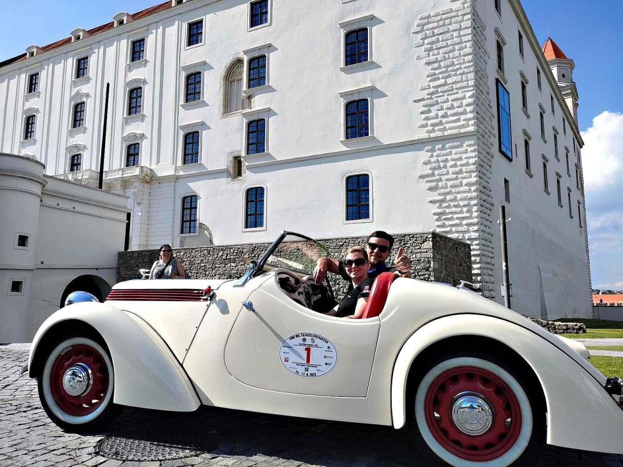 Jawa Minor roadster 1939, se kterým Lukáš Kudrna letos zvítězil v závodě 1000 mil Československa.