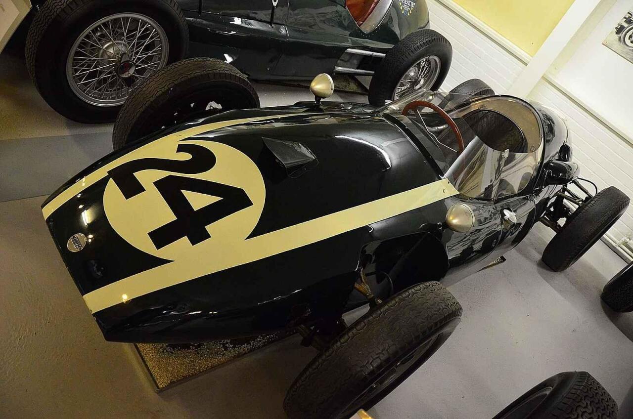 Copper T51 Climax F1, na kterém Jack Brabham v roce 1959 získal první titul mistra světa.