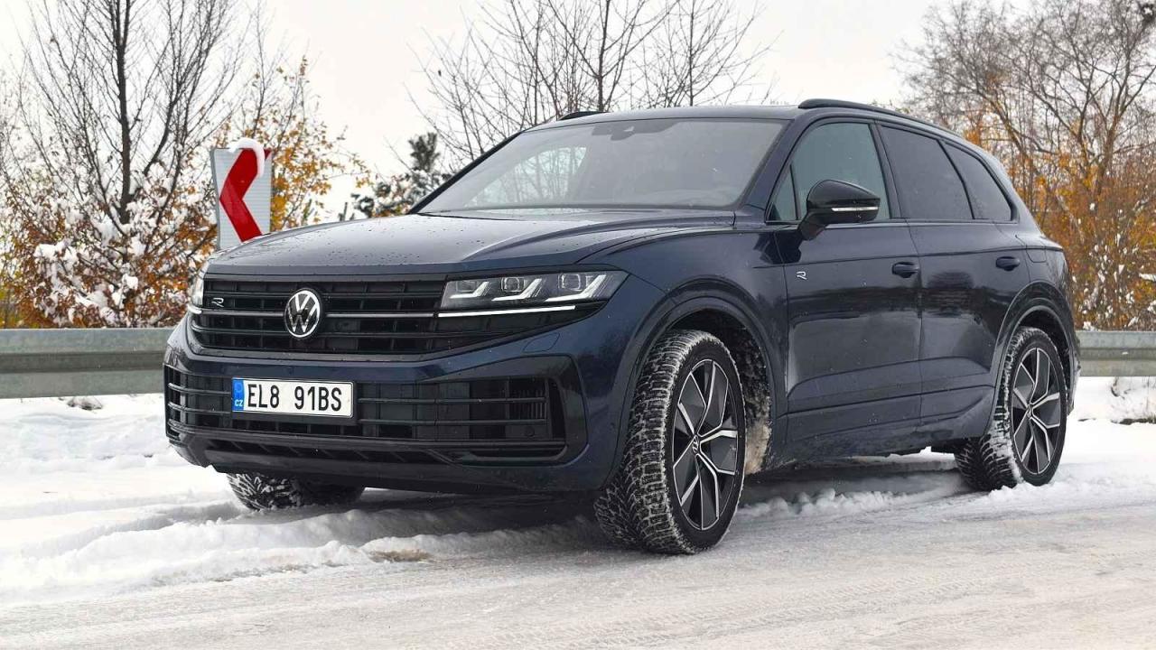 Touareg přímo touží po jízdě v obtížných podmínkách