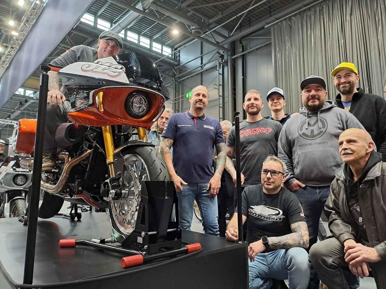 Značka Harley Davidson představuje své nové modely na Motosalonu na brněnském výstavišti.