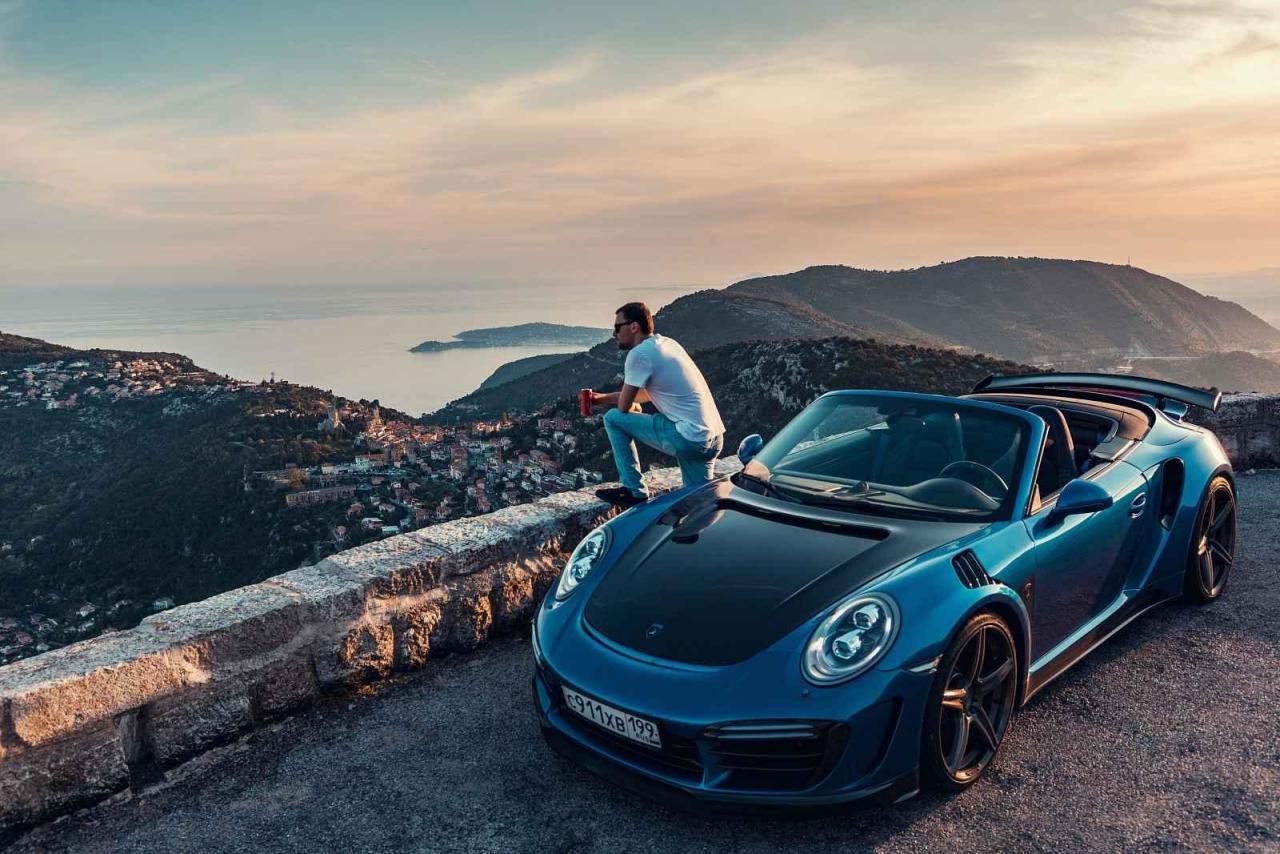 Porsche 911 Turbo S Cabriolet Stinger v Monte Carlu.