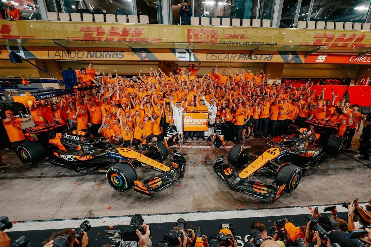 McLaren slaví konstruktérský titul F1. Poprvé od roku 1998