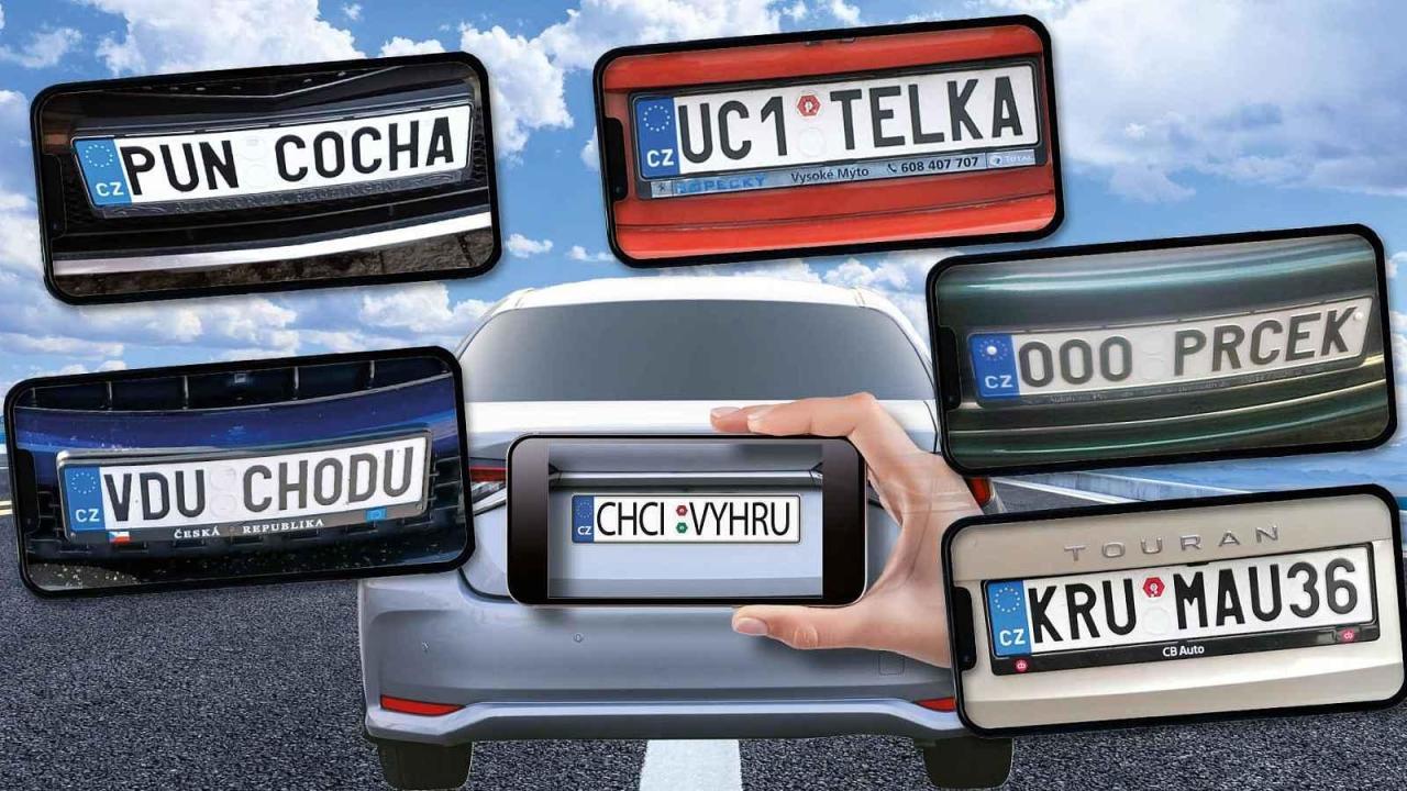 Fotosoutěž kuriózní SPZ