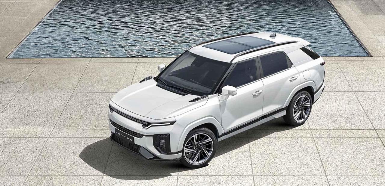 Městské SUV KGM Actyon.