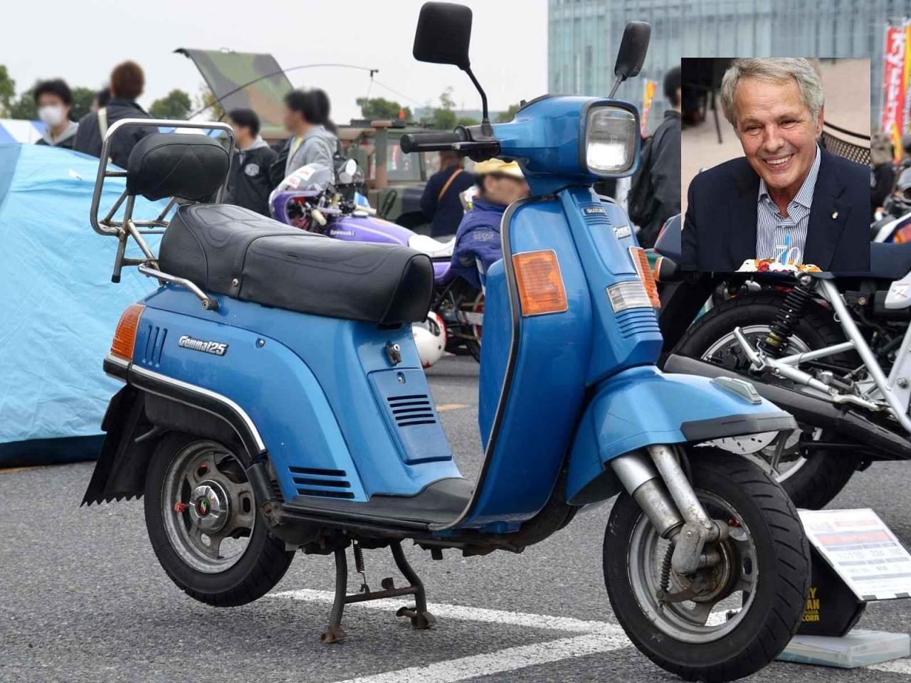 Fotka článku - Skútr Suzuki Gemma má jméno podle italského herce. Ten zářil po boku Angeliky