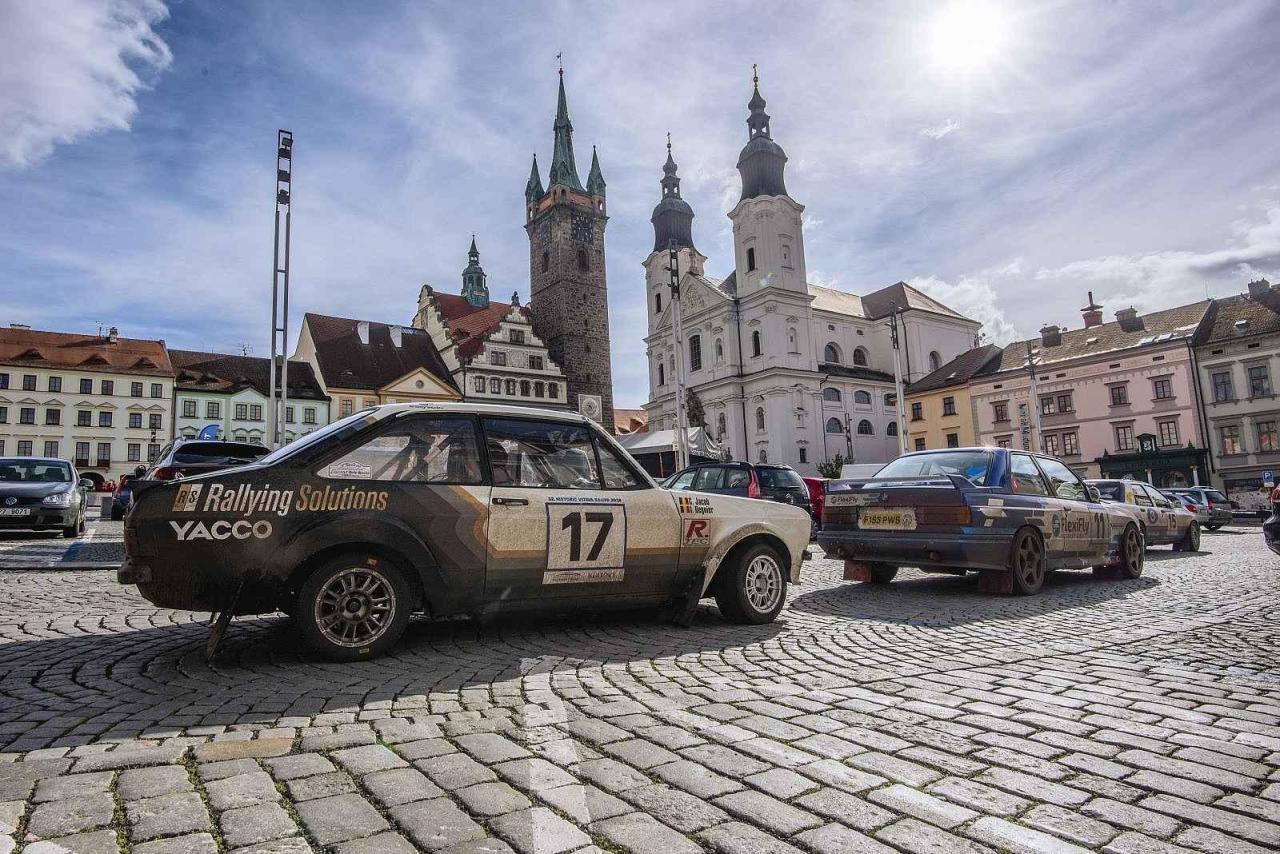 Start šumavských rallye bude tradičně na klatovském náměstí Míru.
