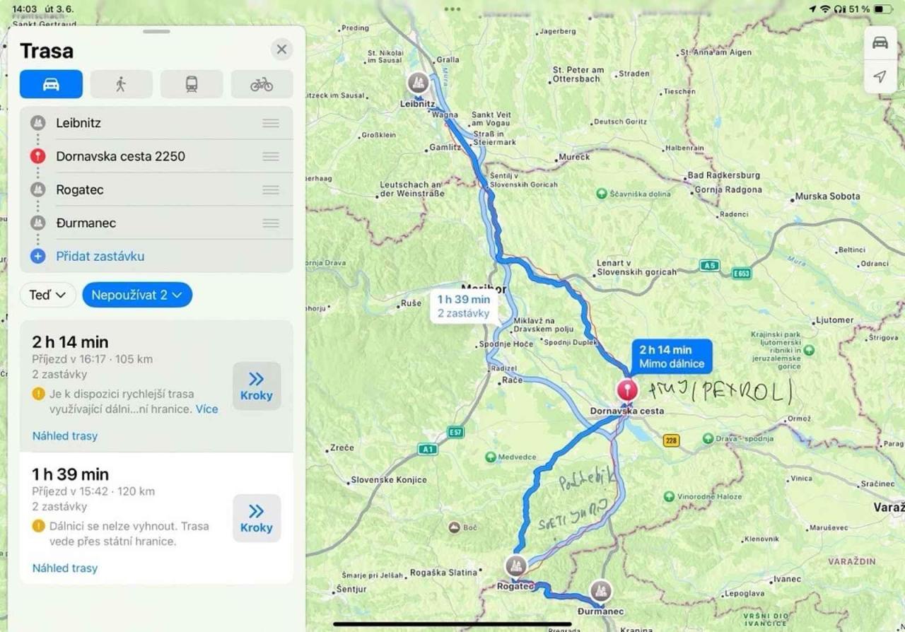 Rozkaz dněl jasně - vyhnout se slovinským dálnicím.
