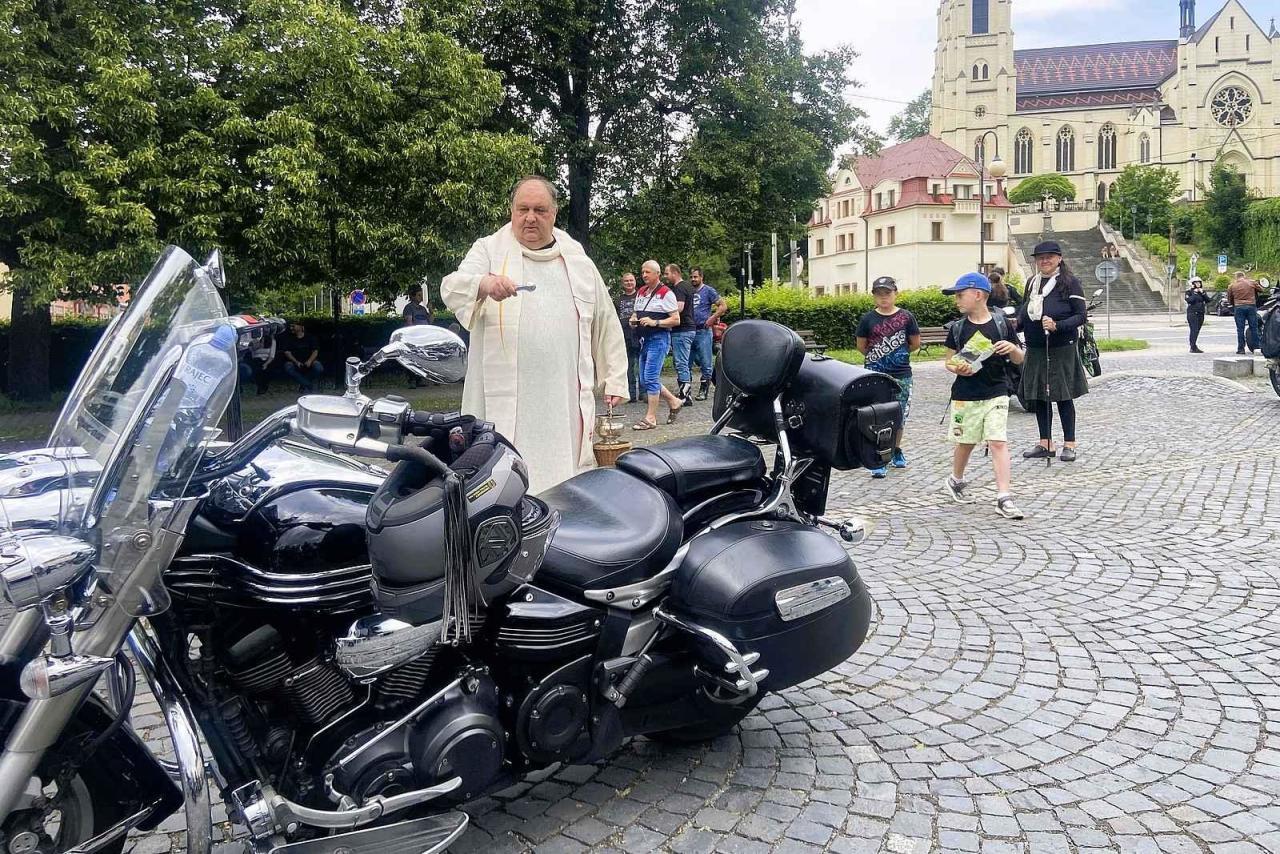 Žehnání motorkářům Orlová, 7. 6. 2025