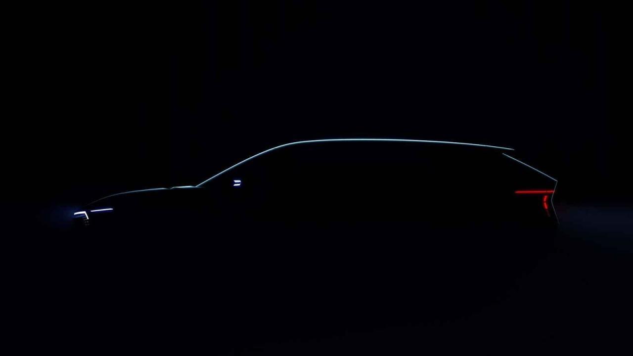 Silueta konceptu Škoda Vision O