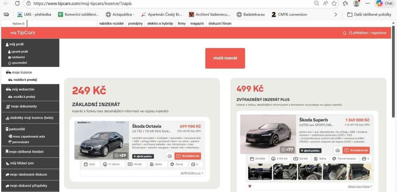 Fotka článku - Své auto můžete soukromě prodávat výrazně levněji. TipCars snížil ceny inzerce