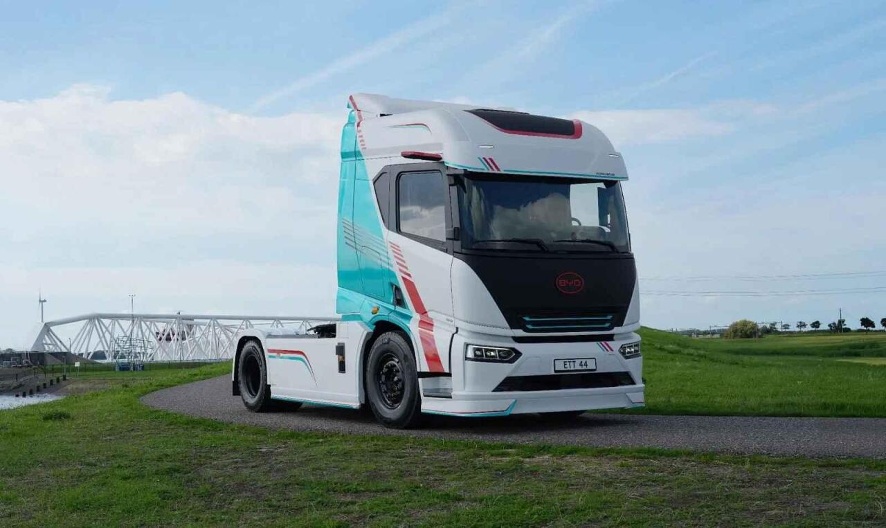Fotka článku - Čínská značka BYD chce vyrábět elektrokamiony v Evropě. Výkon bude přes 900 koní