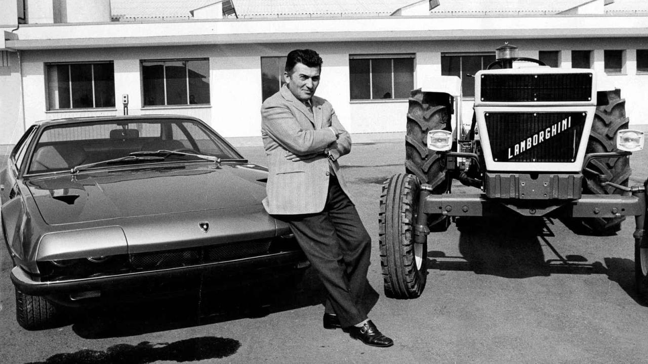 Ferrucio Lamborghini začínal jako výrobce traktorů