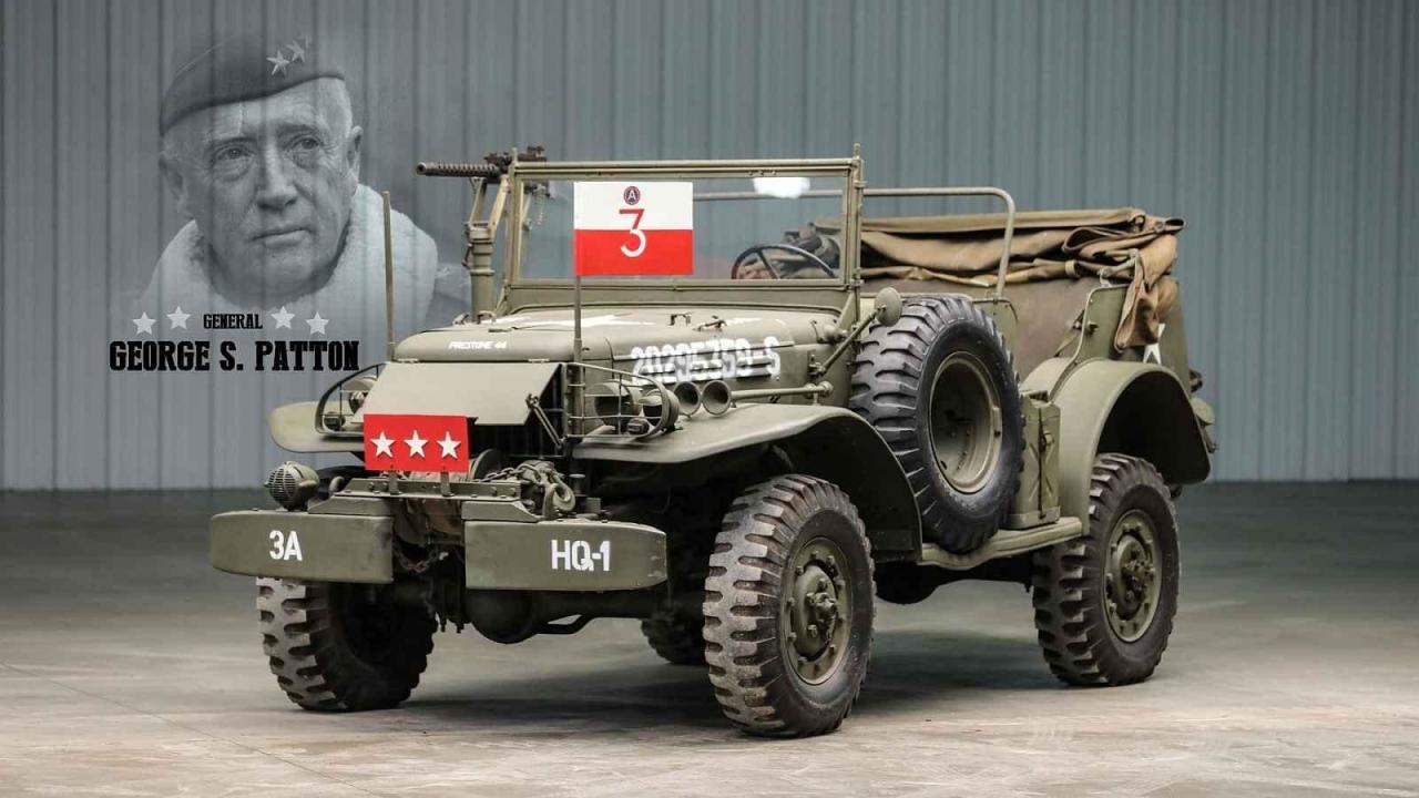 Údajný velitelský vůz generála Pattona Dodge WC-57