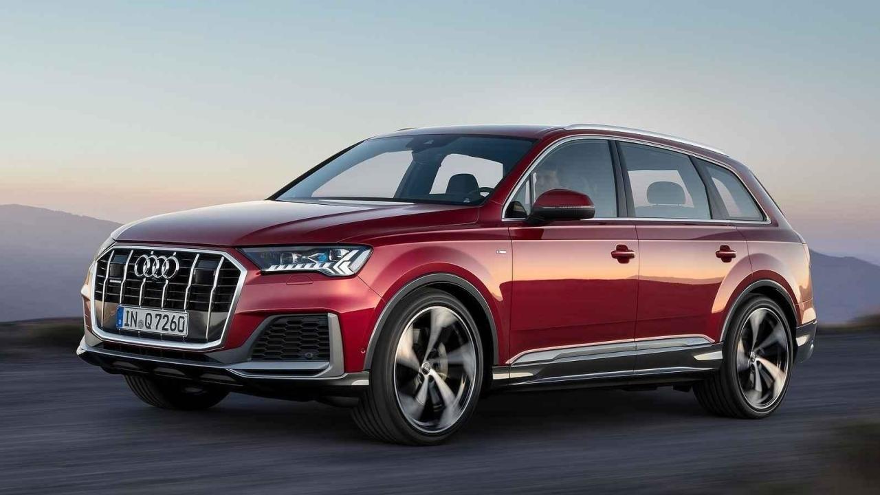 Audi Q7 po modernizaci v roce 2019