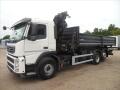 Volvo FM 410, 6x2, sklp S3, Hiab 211