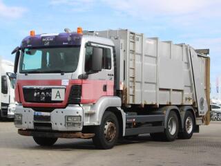 MAN TGS 28.320, EURO 5, 6X2, POPEL��SK