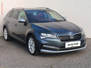 �koda Superb 2.0TDi, �R, Scout, DSG, LED