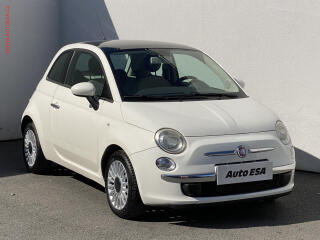 Fiat 500 1.2i, Lounge, panor