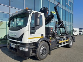 Iveco 180E28 HIAB 088 KONTEJNER 