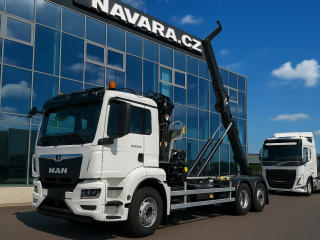MAN TGS 33.520 RUKA HIAB A KONTEJNER 