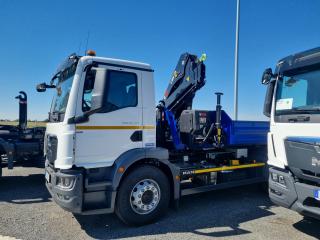 MAN TGM 18.290 + KONTEJNERU S RUKOU 
