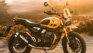 Triumph Scrambler 400 X Racing Yellow