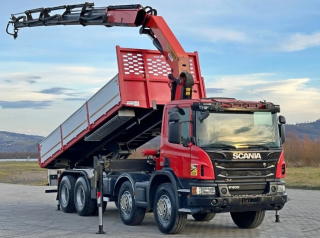 Scania P 400 8x4 sklp/valnk+HR