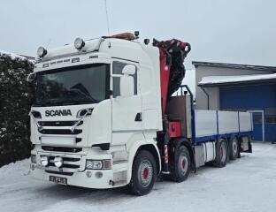 Scania R 580 V8 8x2 valn�k + HR
