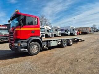 Scania R 450 6x2 p�evoz stroj�
