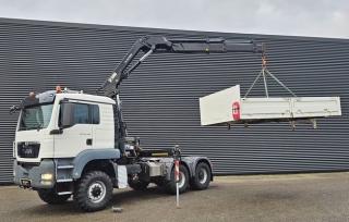 MAN TGS 26.480 6x6 taha+val. + HIAB