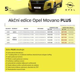 Opel Movano PLUS 3500HeavyL4H2 2.2 140k6MT