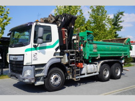 DAF  CF 410 FAT 64 tipper / Crane