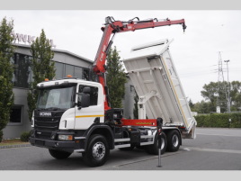 Scania P400 64 tipper / Crane HIAB