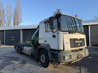 MAN TGA F2001,RUKA ATLAS 140+KONTEJNER