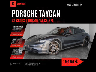 Porsche Taycan 4S*Cross*Turismo*1m*CZ*R21