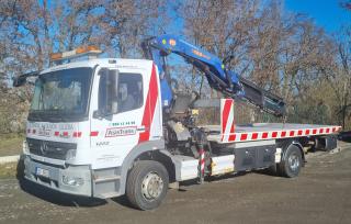 Mercedes-Benz Atego odtahovka s hydraulickou rukou