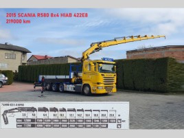 Scania R580 8x4 HIAB 422E8