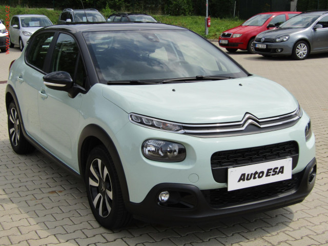 Citroën C3 1.2i, 1.maj,ČR, LED, AC