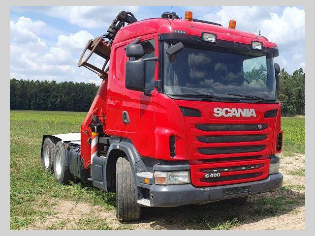 Scania 6x4 lesovůz 78/48t retardér