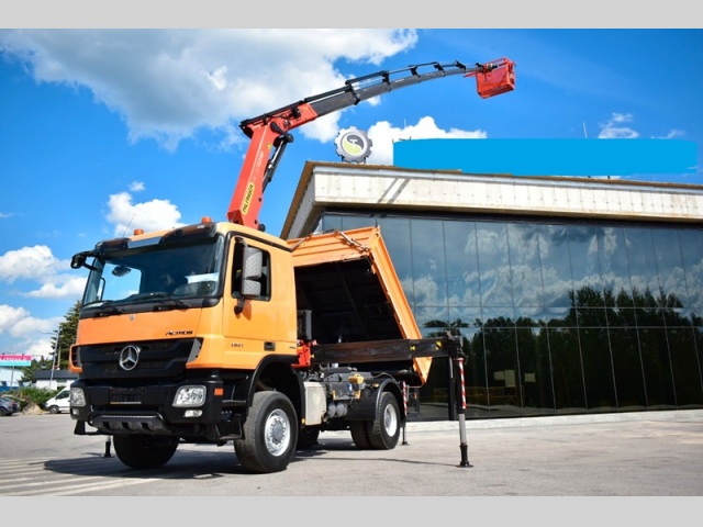 Mercedes-Benz Actros 1841 4x4 sklápěč +HR