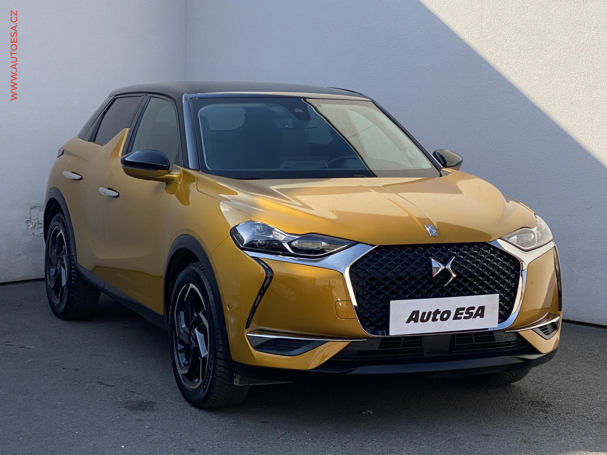 DS Automobiles DS3 Crossback 1.2 PT, AT, kůže, navi