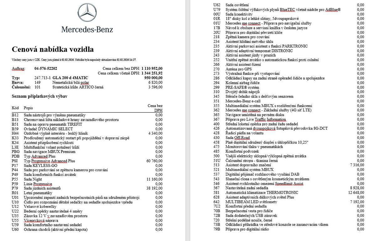 Mercedes-Benz GLA 200d 4M