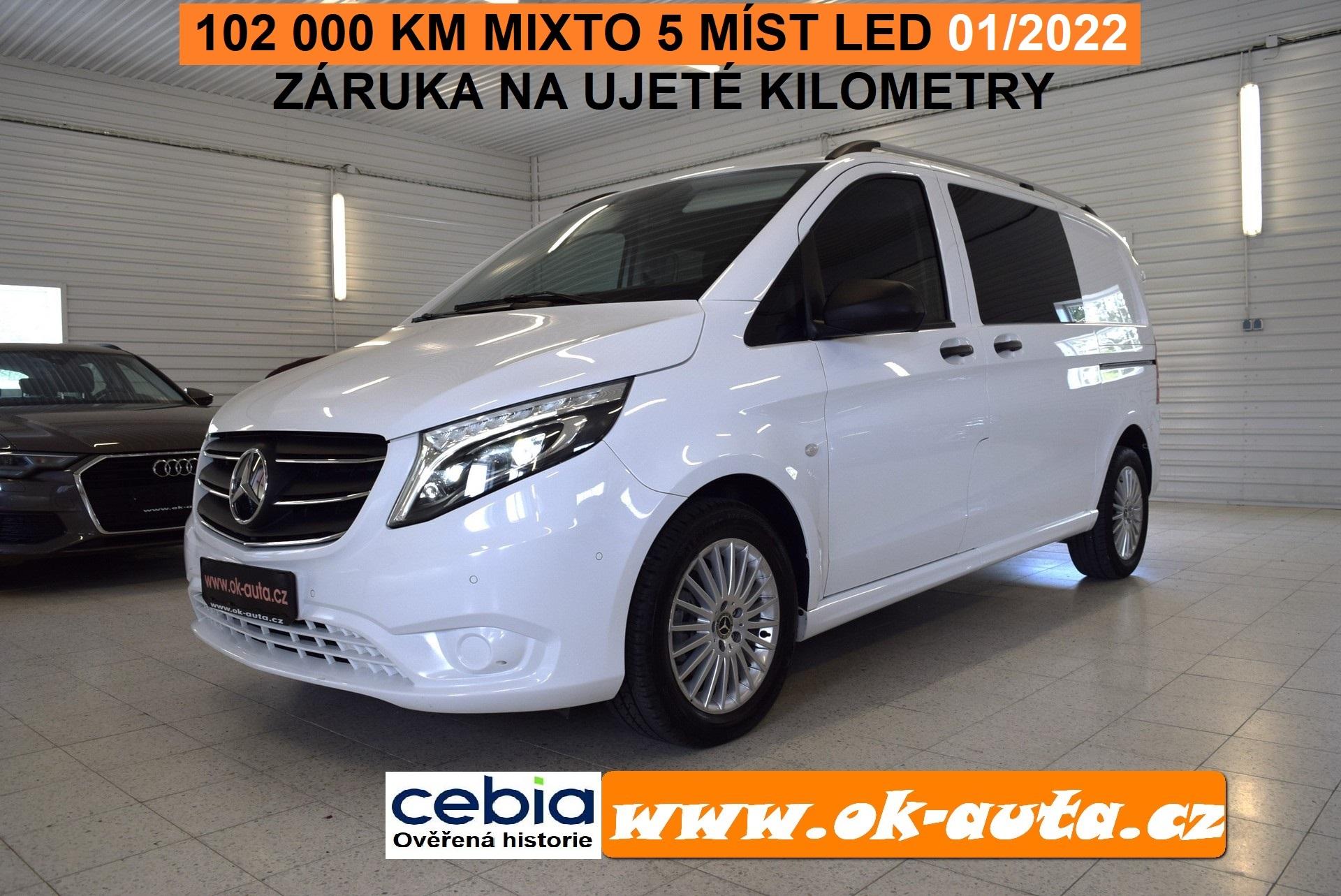Mercedes-Benz Vito 114 CDI MIXTO LED 5 MÍST 